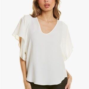 Trina Turk Women's Ruffle Sleeve Blouse